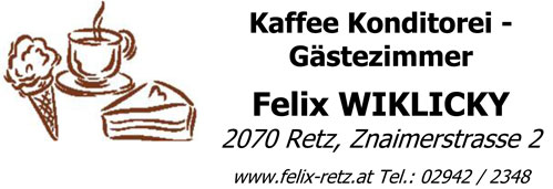 Felix Wiklicky - Kaffee Konditorei Gästezimmer